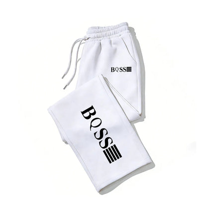 BQSS Printed Joggers Pants for Men and Women High Quality Breathable Sweatpants for Running Casual Loose Sweatpants