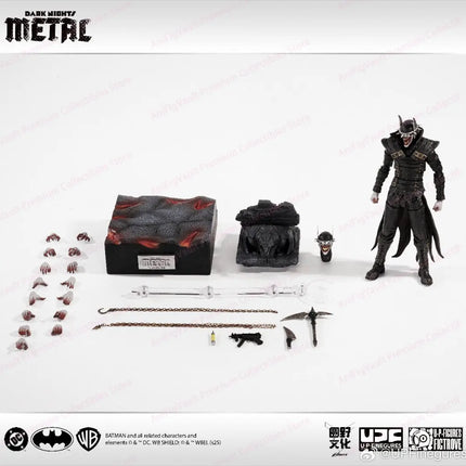 Original LPZZ UPFinegures Dark Nights Metal The Batman Who Laughs Laughing Bat  in Stock Anime Action Collection Figures Model