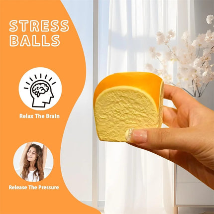 Hawaiian Bread Squeeze Toy Slow Rising Taba Squishy Stress Balls Soft Calming Squishes Fidget Toys for ADHD Party Favor Gift