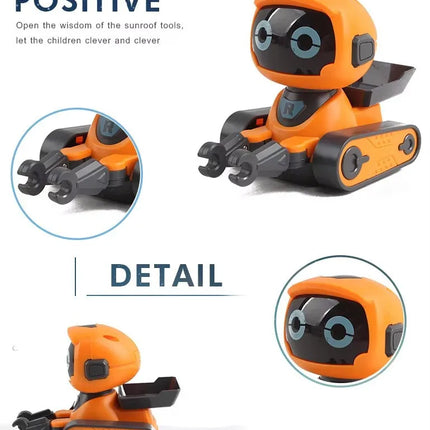 620-1A Intelligent Robot Model Building Block set Toy Kit with Sound - Effect Drawing Robot DIY Toys for Christmas Gifts