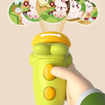 Story Machine Projection Story Toy Baby Sleep Aid Portable Projection Storyteller Flashligh toy Early Education
