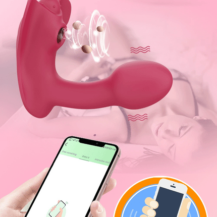 Wearable Sucking Panty Vibrator Butterfly Vibrators Dildo Adult Sex Toys For Women APP Vibrating Egg Vaginal Clitoris Stimulator