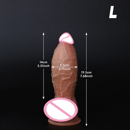 Huge Thick Realistic Dildo Big Penis Double Penetration Anal Plug Vagina Masturbator Fake Dick Adult Sex Toy for Women Sexuales