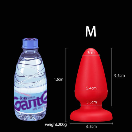 Liquid Silicone Anal Plug Various Sizes Huge Pointed Tip Buttplug Soft Adult Sex Toy Female/Male Masturbation Prostate Massager