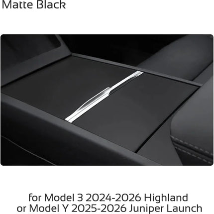 For Tesla Model 3 Highland Y Juniper 2024-2026 Center Console Cover Protector Sticker Central Control Panel Film Car Accessories