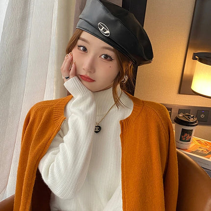 Women's Turtleneck Sweater Winter 2025 Retro with Velvet Lining Thickened Inner Wear Thermal Knitting Bottoming Shirt Pullovers