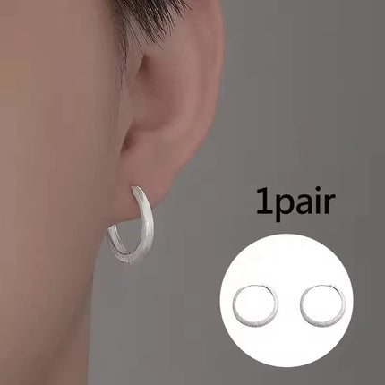 VENTFILLE 925 Sterling Silver CZ Star Moon Asymmetric Hoop Earrings for Women Girls Gold Silver Color Party Jewelry Gifts