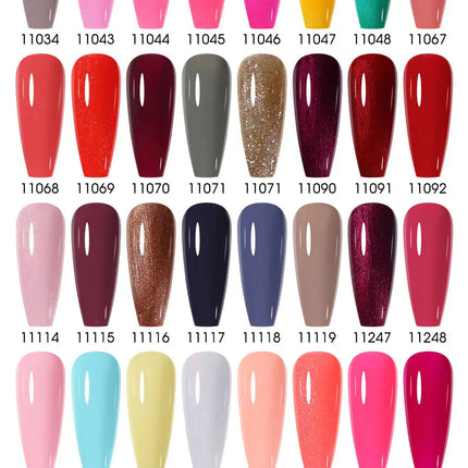 Arte Clavo Red Color Series Nail Polish UV Soak Off Varnish 15ml Manicure Nail Art Long-lasting Hema Tpo Free Gel Nail Polish