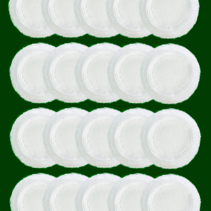 2-5-10-20Pcs Portable and Practical High-Grade White Round Powder Puff for Base and Fixing Makeup