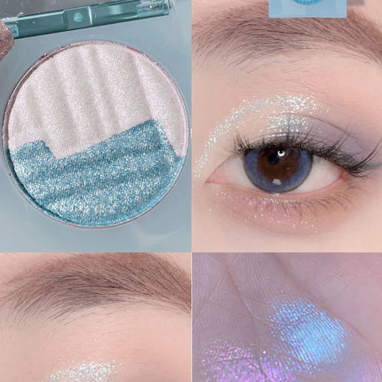 Pink Diamond Highlight Palette Glitter Mashed Potatoes Highlighter Makeup Gel Face and Body Brighten Natural Contour Shadow