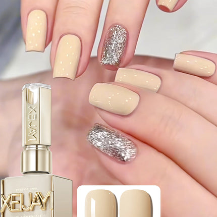 1Pc 15ML Milky White Pure Nail Polish Gel Nail Add Semi-Permanent Soak Off UV LED Construction Gel Varnish