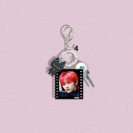 Cute Korean Men Boy Group Concert Character SUNGHO RIWOO JAEHYUN Pendant Bag Acrylic Backpack Hang Decoration Animal Keychain