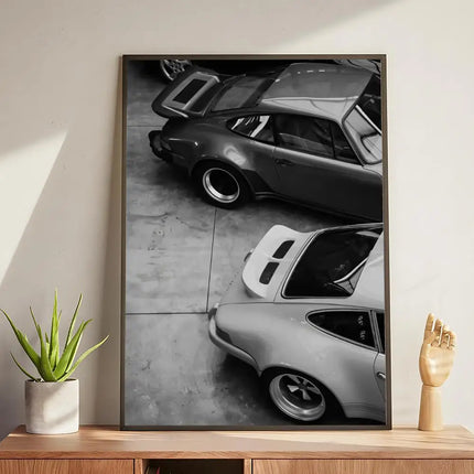 Black and White Luxury Car Vehicle Poster Modern and Elegant Wall Stickers for Home Decor Living Room Dormitory Wall Art