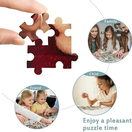 500 Pieces Jigsaw Puzzle for Adults Needlework Old Woman Paper Puzzles Home Decor Wall Display Festival Gift