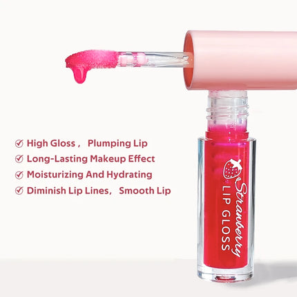 6PCS Soft  Luminous Hydrating Texture, Long-Lasting Moisturizing Pigmented Lip Gloss, Natural Shimmer Finish,  Gift for Women