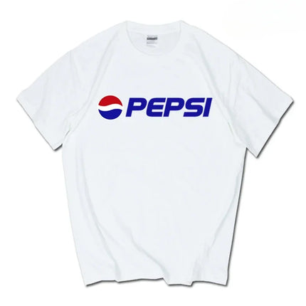 Fashion 2026 Cotton Summer New Trendy Brand INS Pepsi Cola Joint T-shirt Sprite Coca-Cola T Shirt Men Short Sleeve Unisex Tops