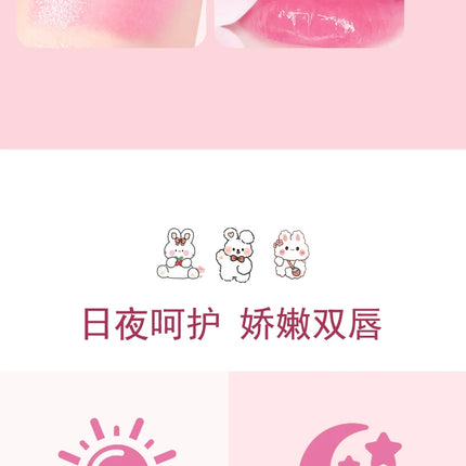 3pcs Little Rabbit Moisturizing Lipstick,Long lasting Warm Lipstick, Gentle Lip Care, Suitable for Dry Lips, Ideal Gift for Girl