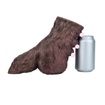 LUUK Daul Channel Lifelike Dog Butt Male Masturbator Silicone Pocket Pussy Onahole Stroker Penis Exercise Adult Sex toy for Men