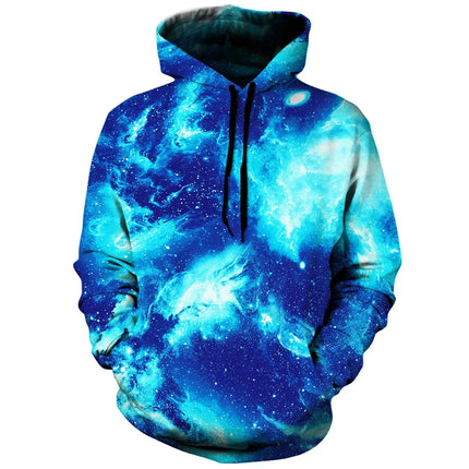 2024 autumn/winter 3D Printing Oil Painting Colorful Pullover Fashion Street men's Sportswear Casual Long Sleeve Unisex Hoodie