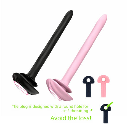 Soft Catheter Chastity Cage Accessories Male CB Lock Silicone Urine Plug Disassembly SM Pseudo Female Lock Sex Toys