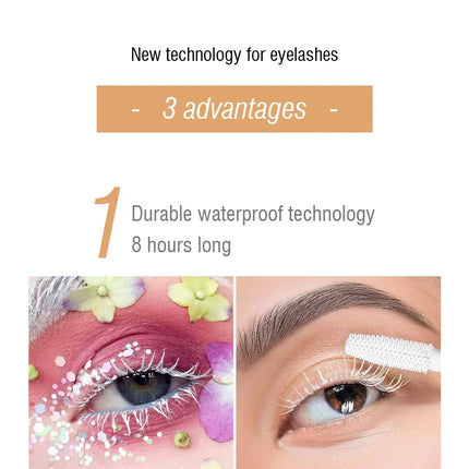 White Base Dense Curly Finalize Does Not Smudge Water Proof Mascara Makeup Cosmetic
