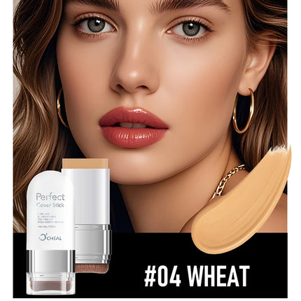 O'CHEAL Perfect Cover Stick Thin And Comfortable Concealer Foundation Cream Stick Instant Natural Waterproof Long-lasting Makeup