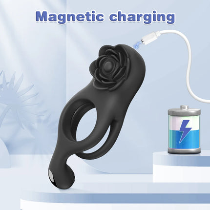 Penis Ring for Men Couple Semen Cock Ring Penis Ejaculation Delayed Vibrating Cock Ring Sex Erotic Toys For Male Ring For Adult