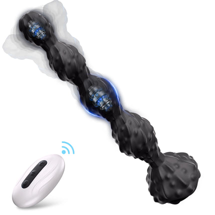 KUSHOR Anal Bead Vibrator Prostate Massager Remote Control Vibrating Butt Plug 7 Vibrating Modes Adults Sex Toys for Men Women