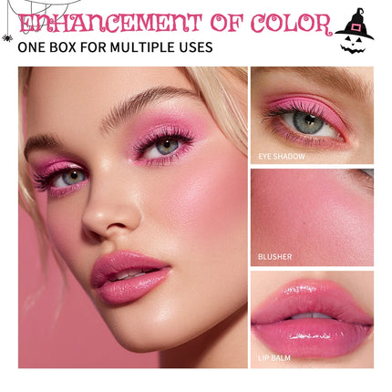 PH Color Changing Magical Black Cream Long-wearing Blush Cheeks Lips Natural Pink Moisturize Long Lasting Makeup Cosmetics