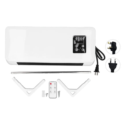 Wall Mounted Conditioner Heater Adjustable Two Modes Portable Touch Screen Wall Mounted Conditioner Heater for Office Bedroom
