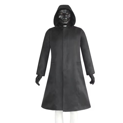Calamari Game Cosplay Costume With Gloves Black Triangle Disguise Round Square Carnival Party Medieval Coat Mask Set Halloween