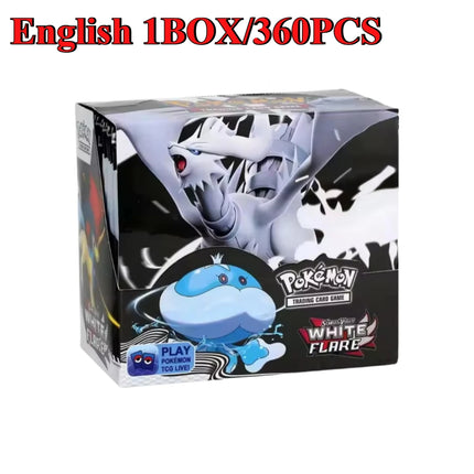 90/360PCS Pokémon Card Packs 151， ASCENDED HEROES 。Evolutions,PALDEAN FATES,English Reinforcement,Battle Transaction Card Gift