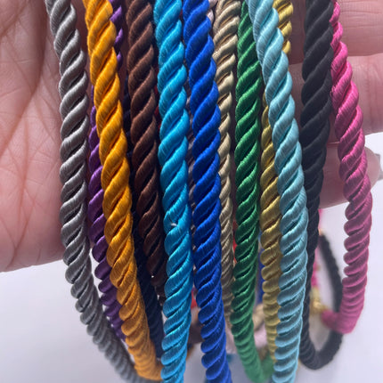 20Pcs Exaggerated Boho Metal Necklace Women Handmade Vintage Rope Nylon DIY Jewelry Making Accessories Wholesale