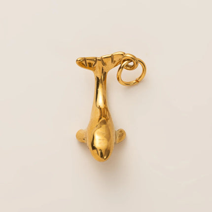 Animal Series Pendant Stainless Steel DIY Small Pendant Vacuum Plated 18K Gold Color-Preserving Accessory in Furnace