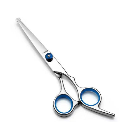 2026 Professional Pet Grooming Scissors with round Head Stainless Steel Dog Hair Shears Safe Precise Effortless Trimming