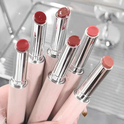 Clear Water Light Solid Lip Gloss Jelly Watery Pink Lipstick Pencil Moisturising Mirror Lipstick Pen Korean Lips Makeup Cosmetic