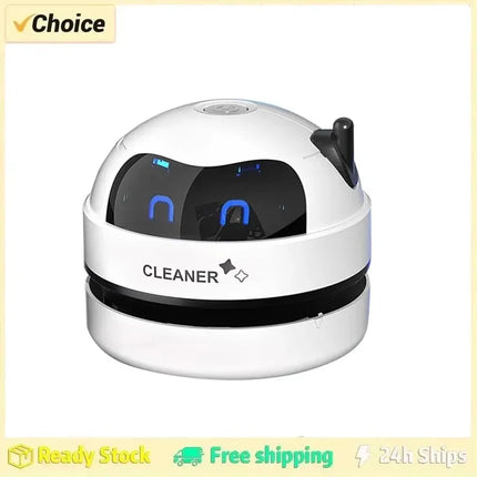Table Vacuum Cleaner Mini Desktop Dust Vacuum With Detachable Nozzle USB Rechargeable Wireless Car Vacuum Cleaner Cleaning Tools