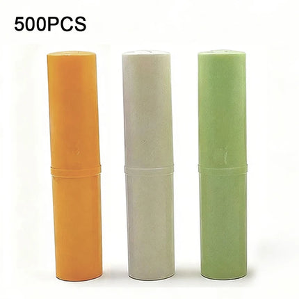 500PCS Empty lipstick tube in four colors, leak-proof twist-up lipstick container, reusable cosmetic tube for DIY solid perfume