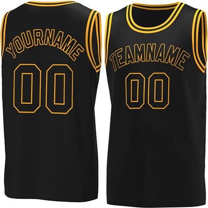 Basketball Jersey Customized Basketball Uniform Add Any Team Name Number Personalized Sports Vest for Men/Youth
