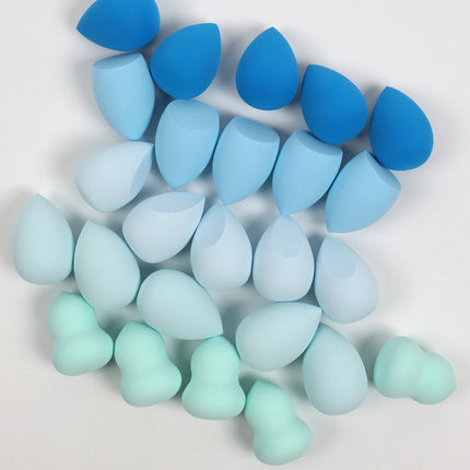25 Beauty Eggs (Makeup Sponges), Foundation Make-Up Mixed Beauty Sponges, Liquid, Cream and Powder Flawless, Multi-Color Makeup