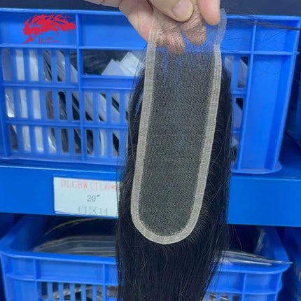 Ali Queen Hair Products 4x4 5x5 6x6 HD Lace Closure Invisible Melt Skin Full Frontal 13x6 13x4 Indian Virgin Hair
