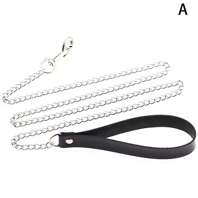 Sexy Leather Heart Necklace Collar Set with Leash for Women BDSM Cosplay Bondage Accessories Couple Role Play Game Props