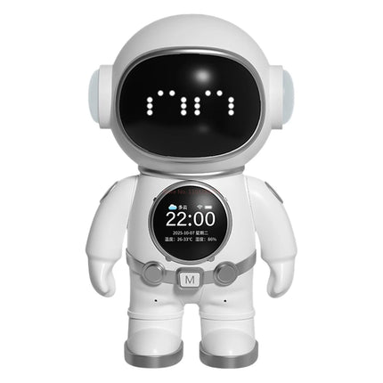 Ai Astronaut Robot Voice Control Bluetooth Wifi Dual Mode Alarm Clock Desktop Toy Dynamic Expression Movable Joint Type C