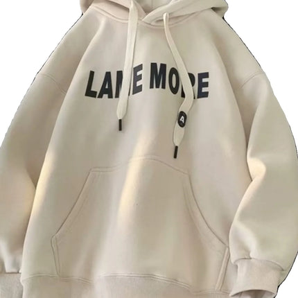 !!!viral!!! Heavyweight Fleece Hoodie Autumn Winter American Trendy Brand Men's Long Sleeve / Chandail à Capuchon Polaire Lourd Automne Hiver