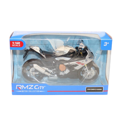 1/12 BMW S1000RR Motorcycle Toy 1:12 RMZ City Diecast Metal Racing Model Super Sport Miniature Collection Gift For Boy Children
