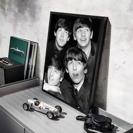 Band The B-Beatles Poster Stickers HD Waterproof Painting Wall Art for Bedroom Living Room Home Decor Decoration Gift