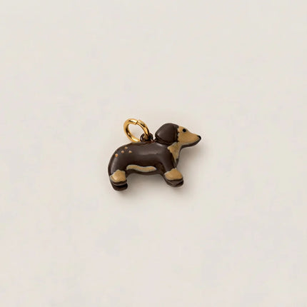 Simple style cute small animal series pendant fox stainless steel accessories gold plated