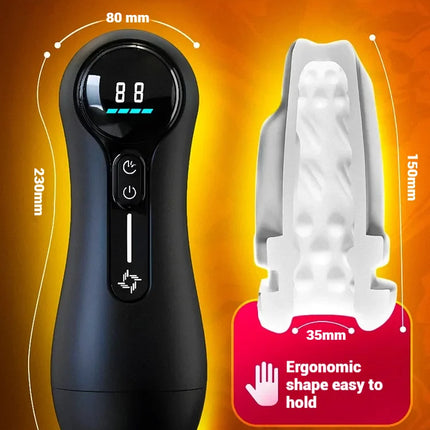 Sex Machines Male Masturbation Cup Suction Cup Pocket Pussy Sexy Voice Penis Trainer Heating Masturbator Toy Sex Toy For Men