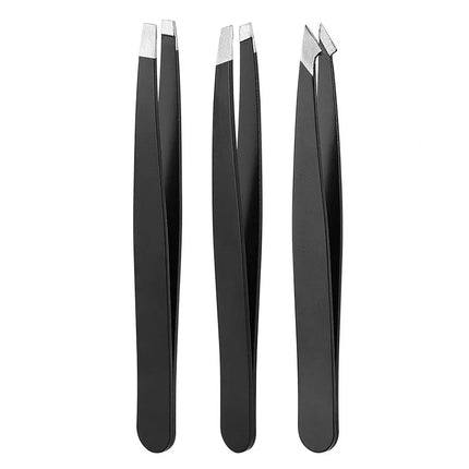 Tweezers Set Stainless Steel Eyebrow Tweezers for Facial Hair Splinter Ingrown Hair Removal Eyelashes Extension Makeup Tools