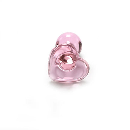 Cute Heart Glass Butt Plug Sex Toy Explore Ball Bullet Ass Masturbation Women Man Gay Stimulate Orgasmic Lesbian Anus Game